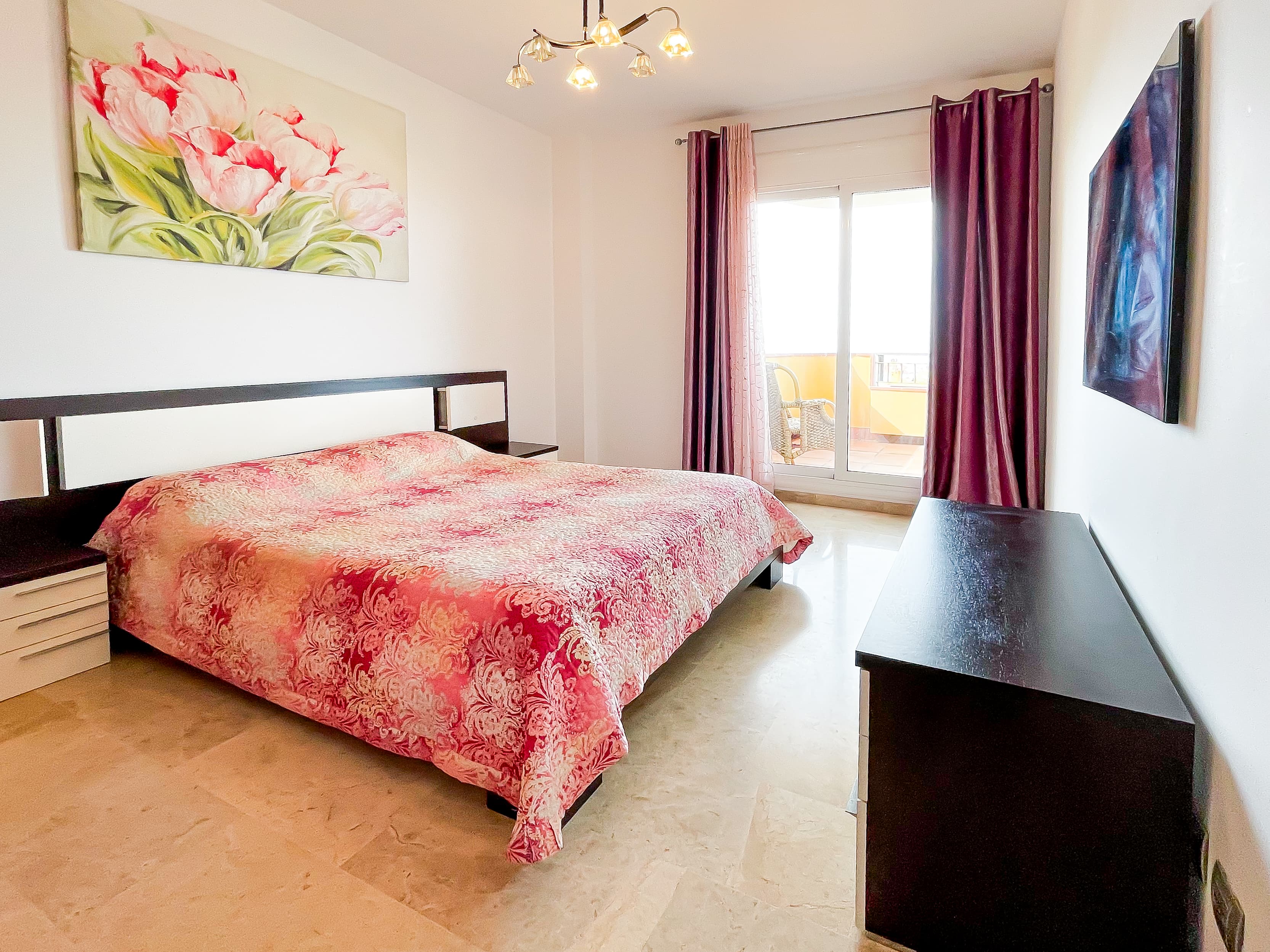 Spacious 2-Bedroom Apartment with Ocean Views in Puerto Santiago