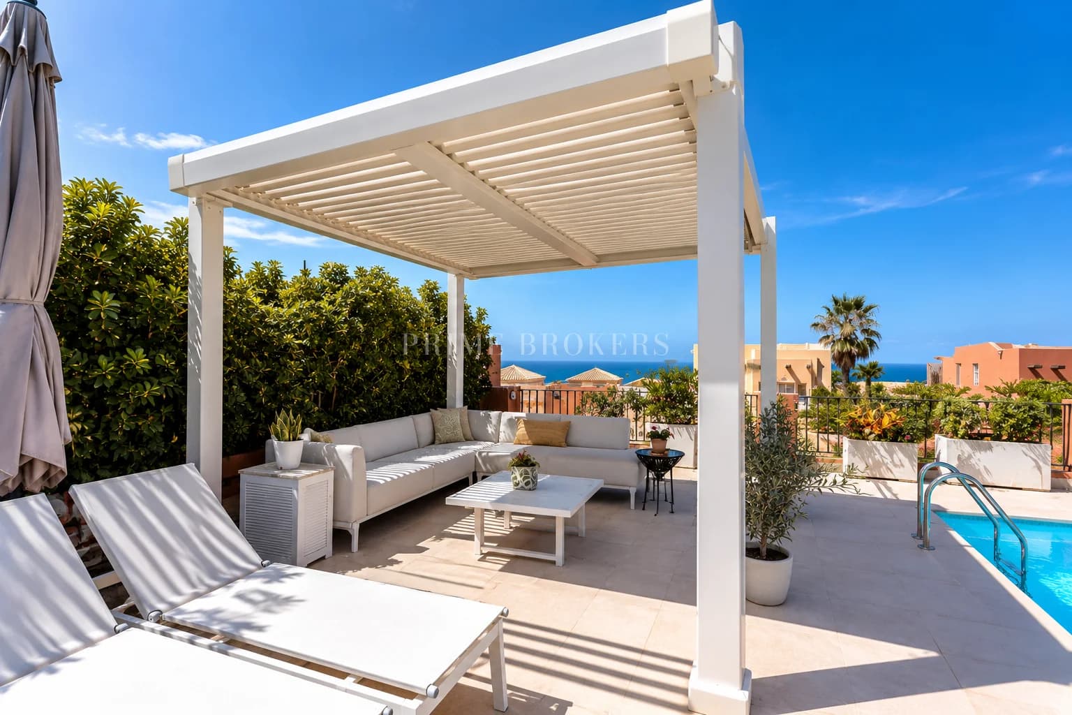 Ocean view villa in La Caleta