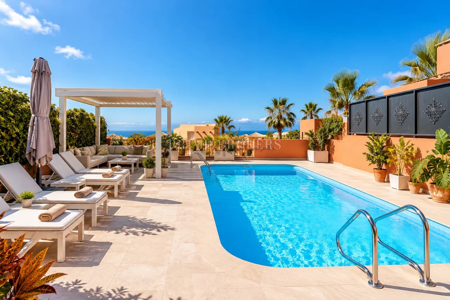Ocean view villa in La Caleta