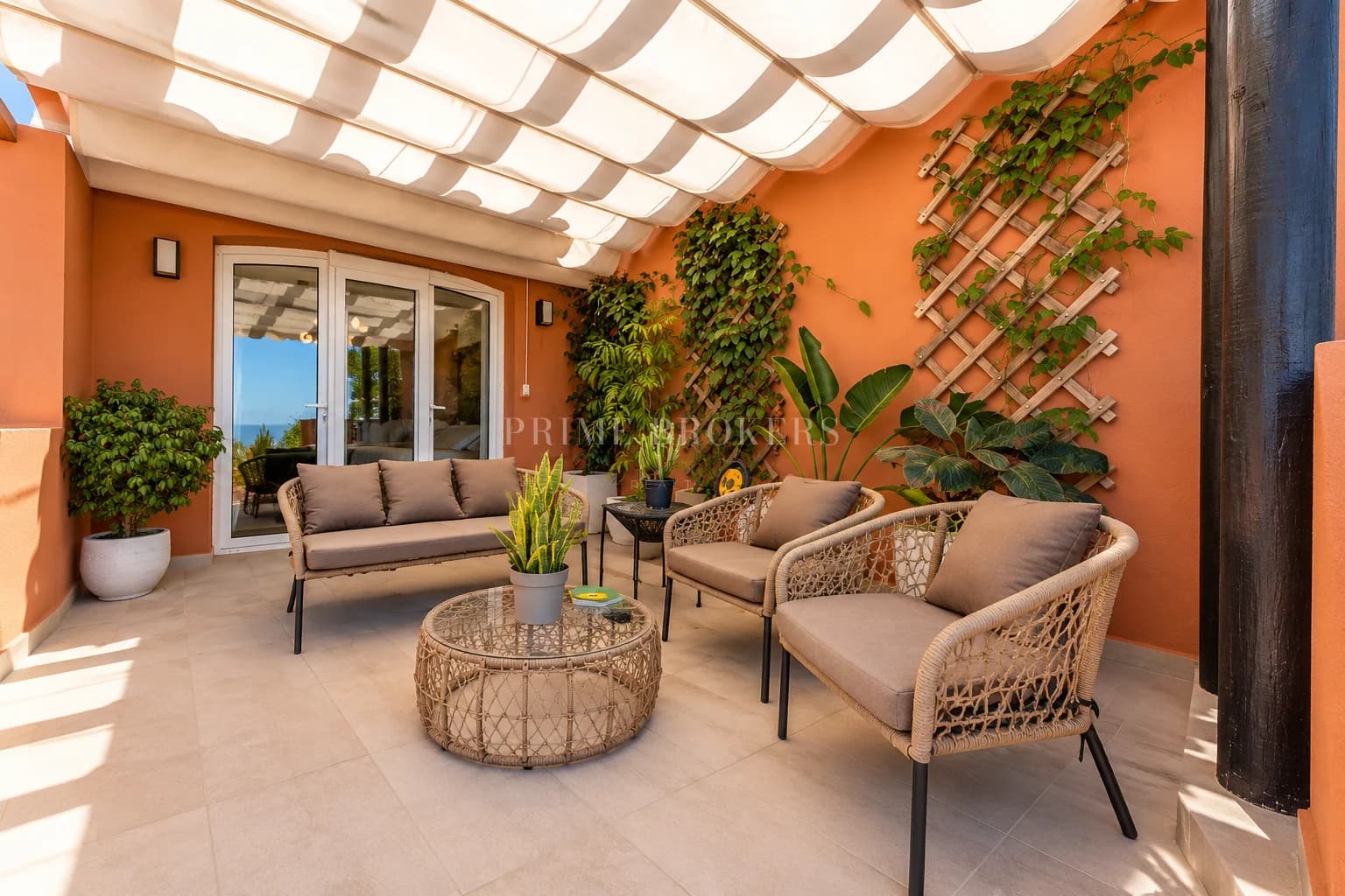 Ocean view villa in La Caleta
