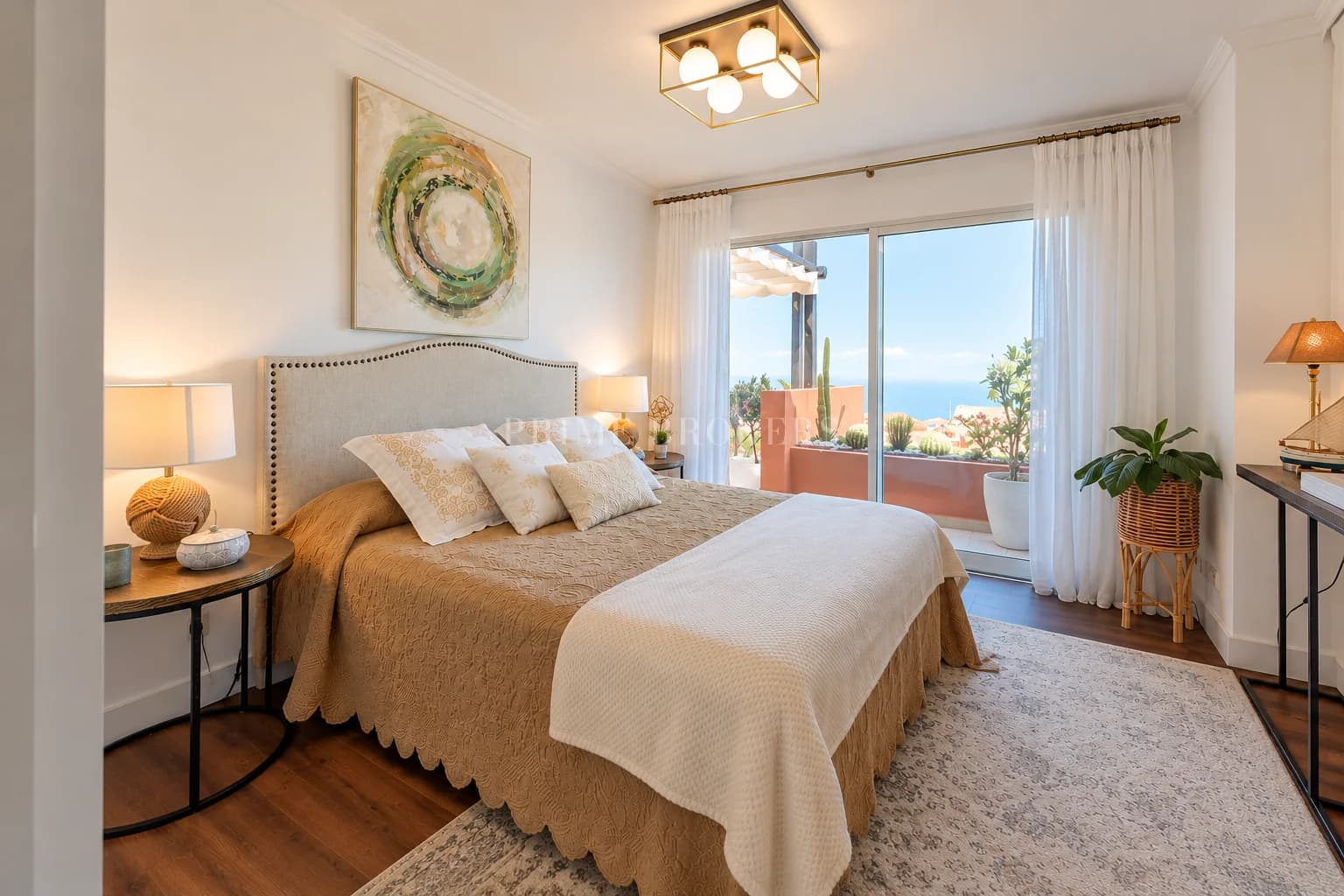 Ocean view villa in La Caleta
