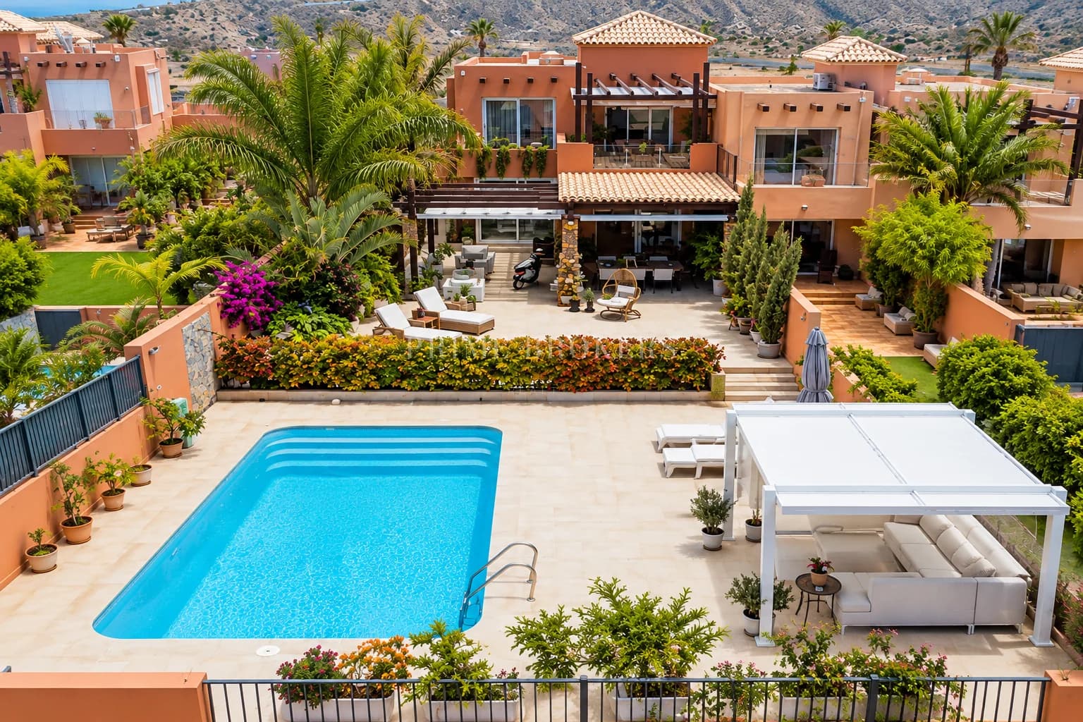 Ocean view villa in La Caleta